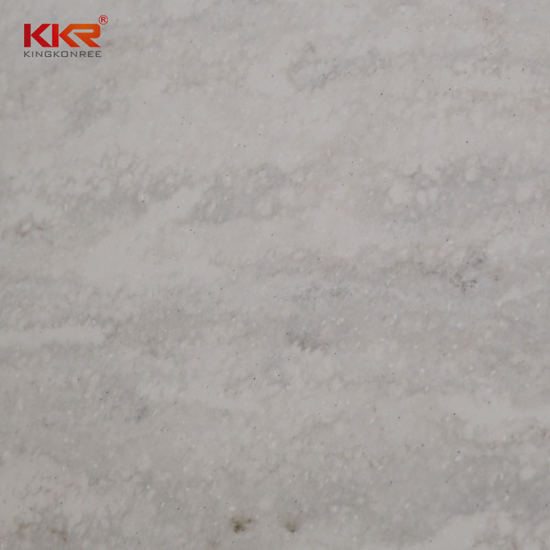 Marble Slab Veining Artificial Acrylic Stone Sheet for Stone Shower Panels KKR-M6801