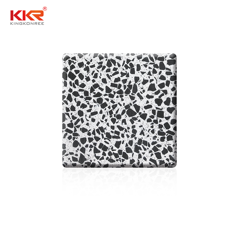 1220mm Width Modified Acrylic Solid Surface With Chips Color KKR-M2038