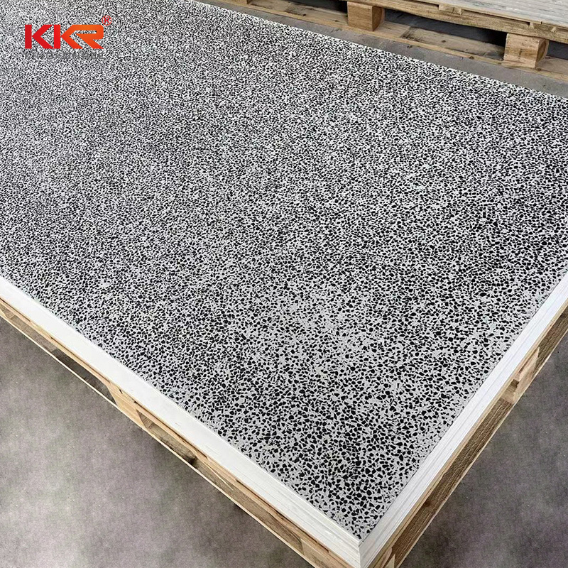1220mm Width Modified Acrylic Solid Surface With Chips Color KKR-M2038