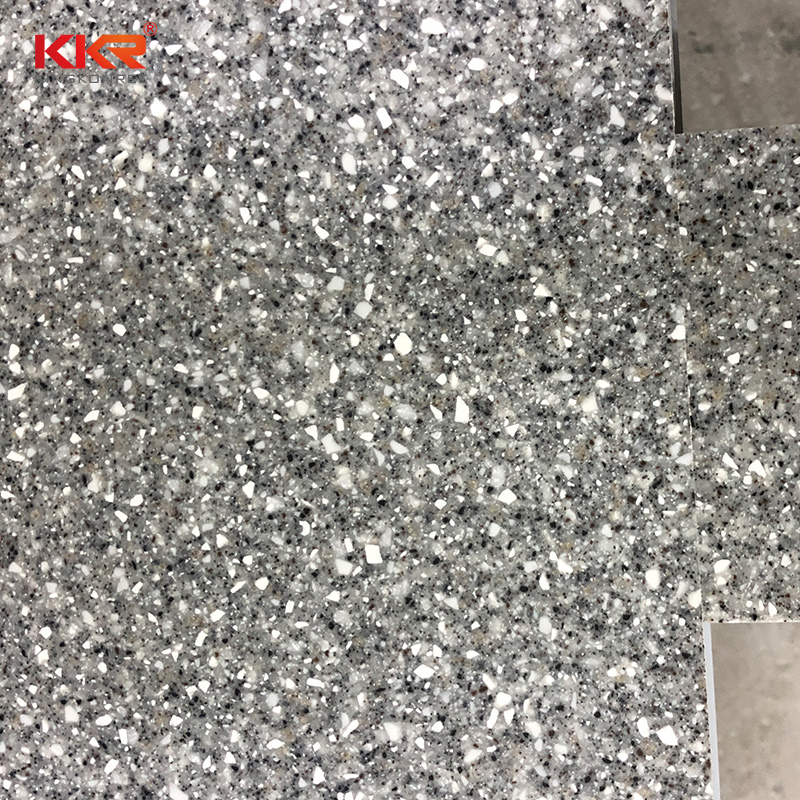 Modified Acrylic Solid Surface Sheet With Big Chips KKR-M1615