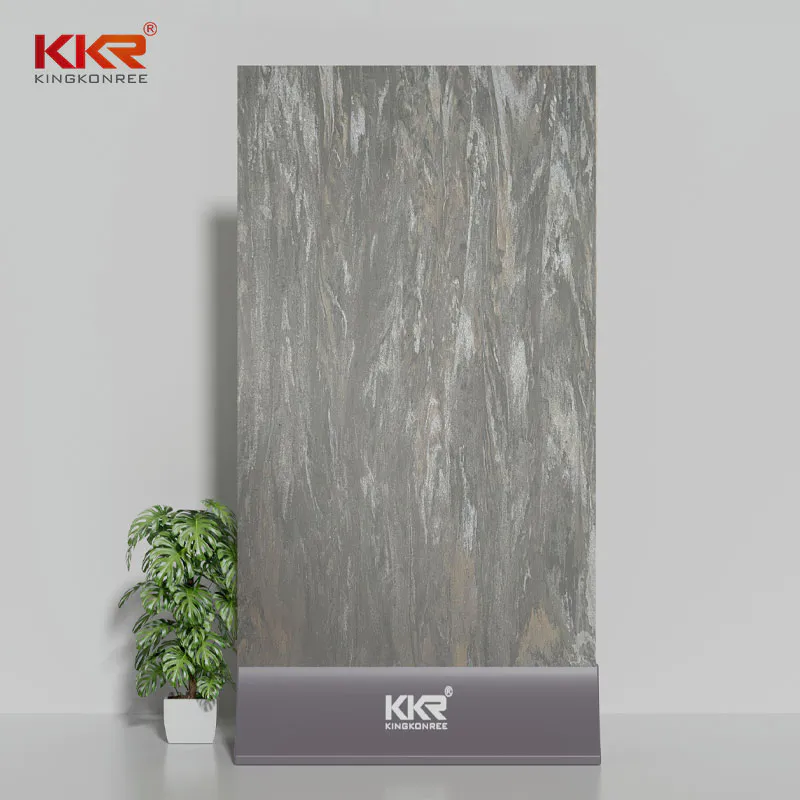 Veining Artificial Acrylic Stone Sheet Solid Surface Artificial Stone Slabs