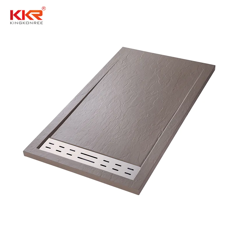 Polymarble shower tray portable stone resin shower tray