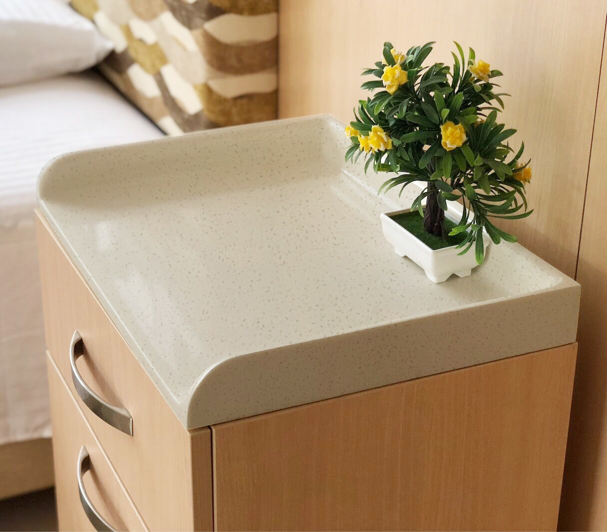Customized Solid Surface Tops  for Hospital Project