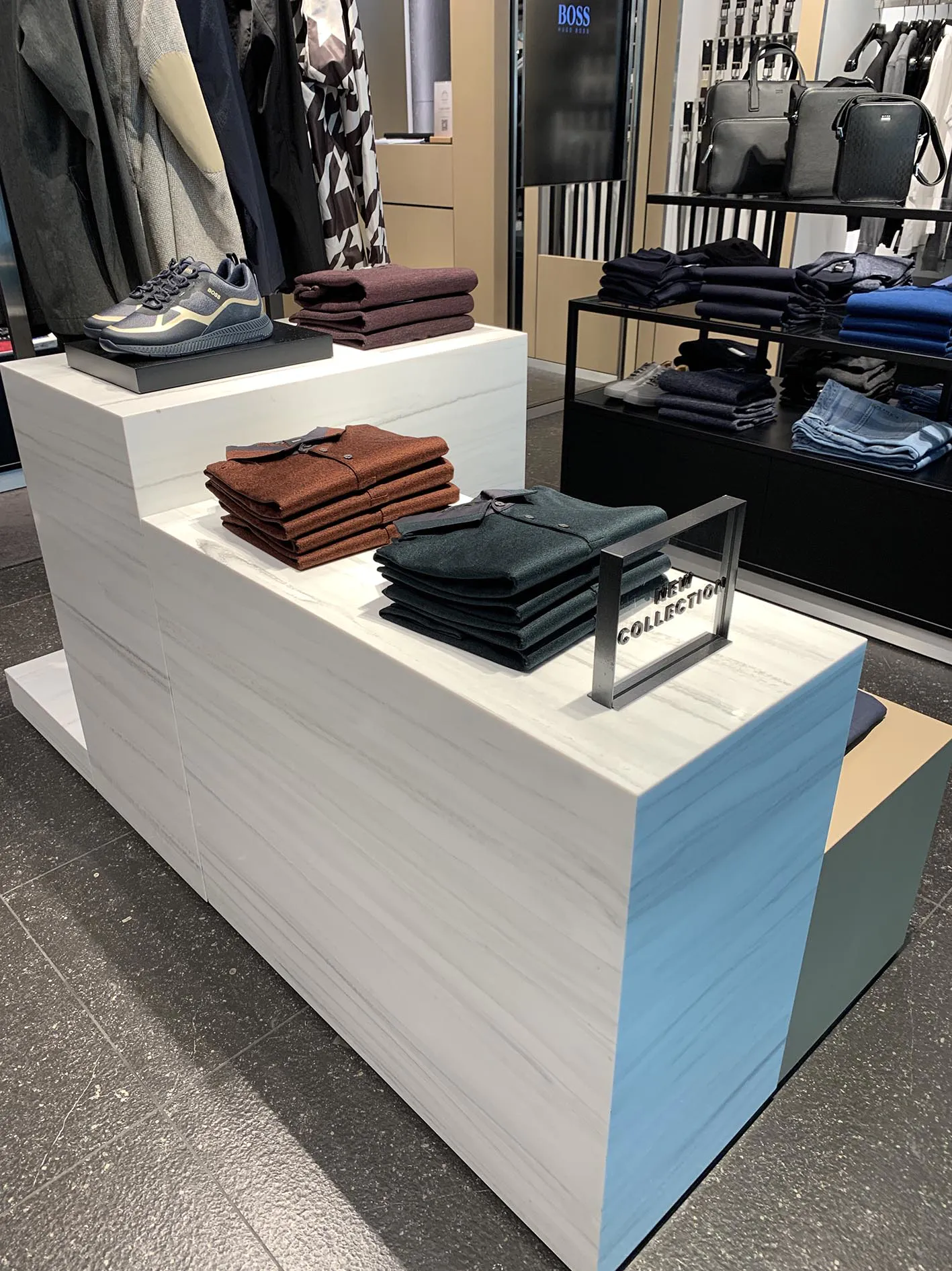 KKR Solid Surface Slabs  for Display Shelf in Chain  Stores