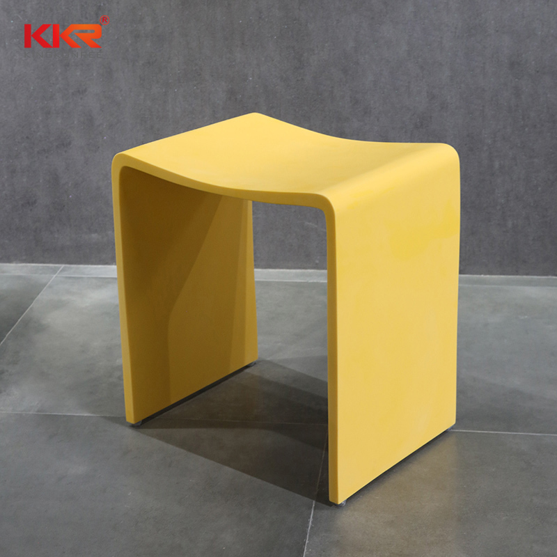 Hot Sale Durable Exquisite Solid Surface Sturdy Heavy Chair Shower Stool