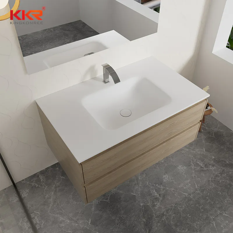 KKR Solid Surface Washbasins with integrated countertop