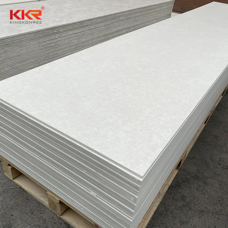 Marble pattern solid surface sheets Artificial stone acrylic solid surface KKR-M8801