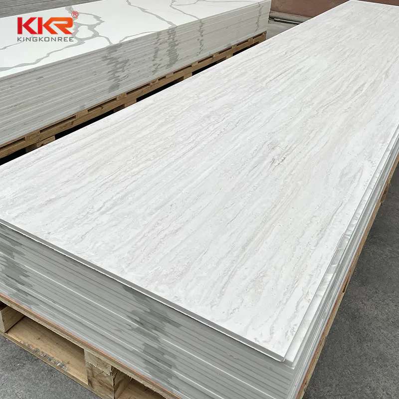 Acrylic Solid Surface Sheet Artificial Stone Wall Panel KKR-M8883