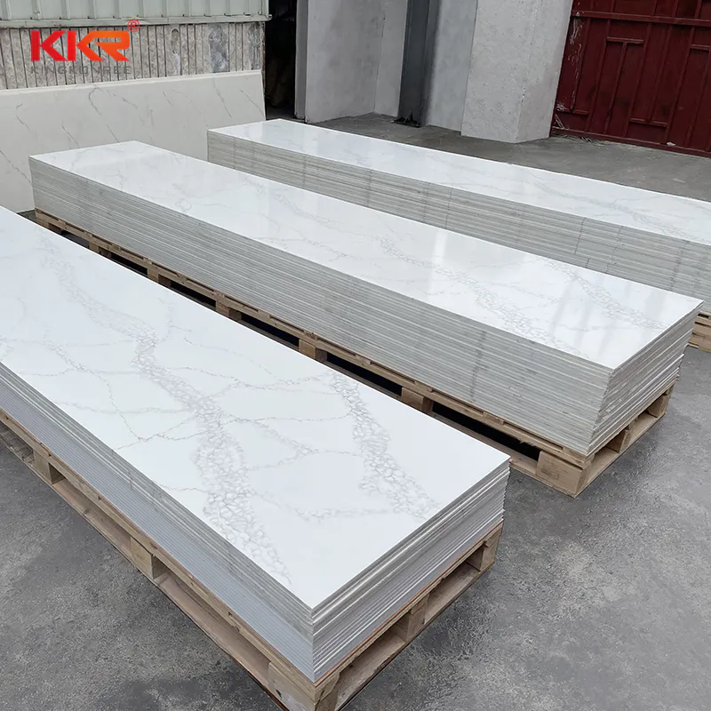 Marble pattern solid surface sheets big acrylic solid surface plates/panels KKR-M8882