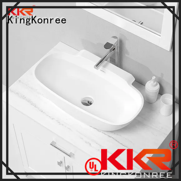 oval above counter basin shape KingKonree Brand above counter basins