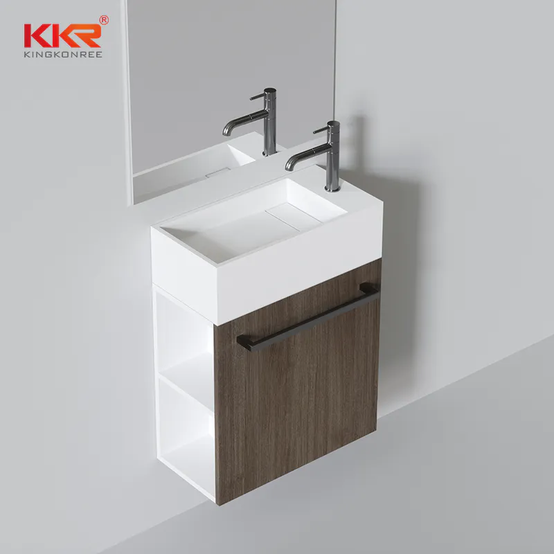 Bathroom cabinet basin wooden base cabinets with basins KKR-1362