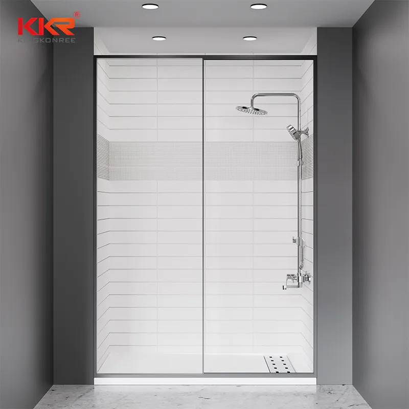Commercial Bathroom Wall Marble Shower Surround Wall Panel KKR-CMW01
