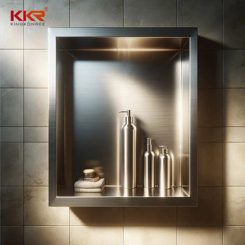 Sleek Stainless Steel Shower Niche Elevate Your Bathroom Aesthetics