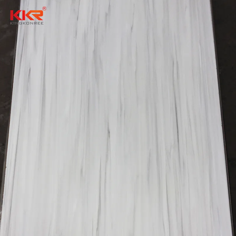 Acrylic Sheet Price Pure White Solid Surface Acrylic Stone KKR-M2804
