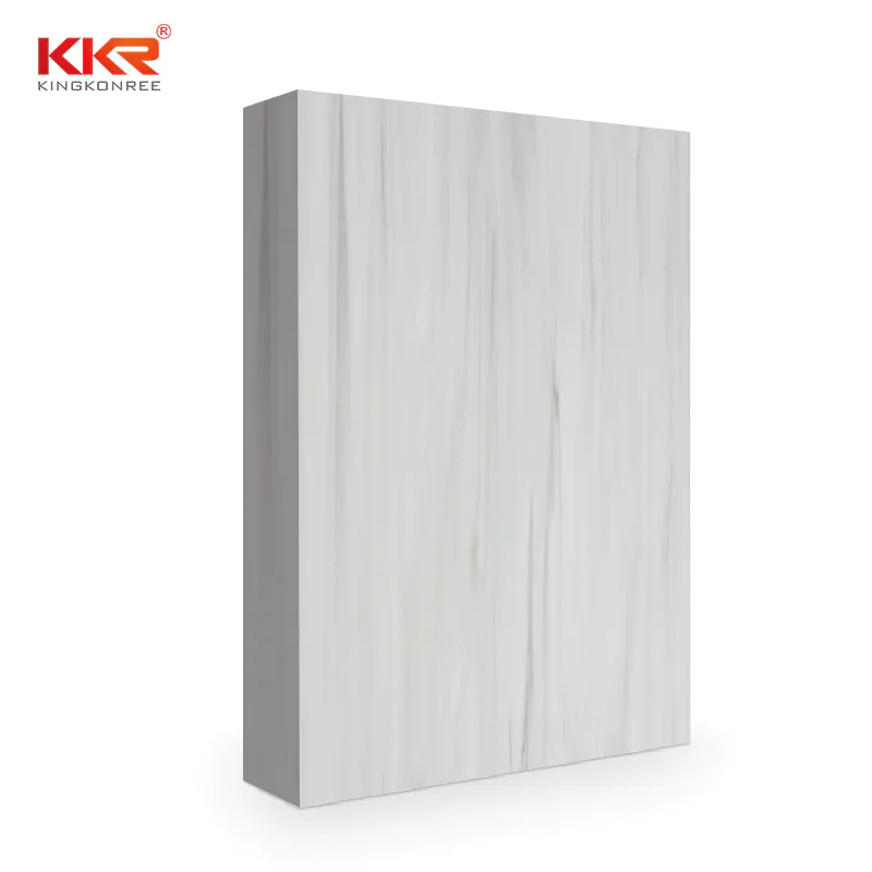 Acrylic Sheet Price Pure White Solid Surface Acrylic Stone KKR-M2804