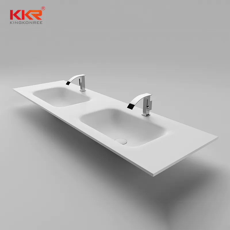Dual 60-inch Vanity Sink | Double Basin for High-Traffic Bathrooms