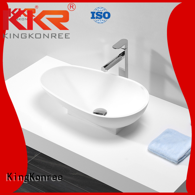 oval above counter basin stone bathroom above counter basins basin KingKonree Brand