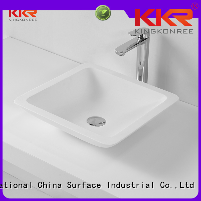 pure ware quality sanitary KingKonree Brand above counter basins supplier