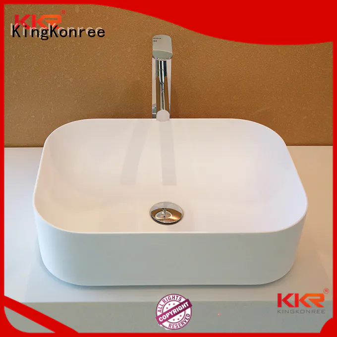 shape wash acyrlic above counter basins KingKonree Brand