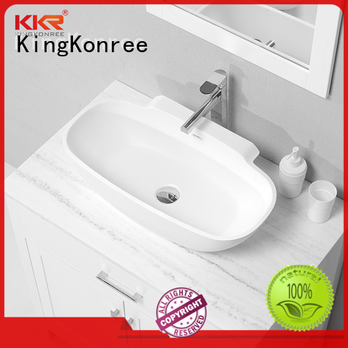small above counter bathroom sinks design for hotel KingKonree