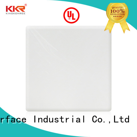 grey acrylic solid surface sheet manufacturer for indoors KingKonree