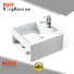 fancy Custom white wall mounted wash basins towel KingKonree