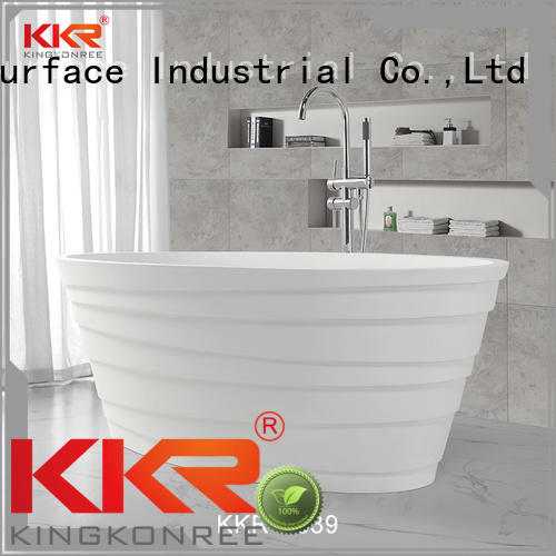 Hot solid surface bathtub freestanding KingKonree Brand