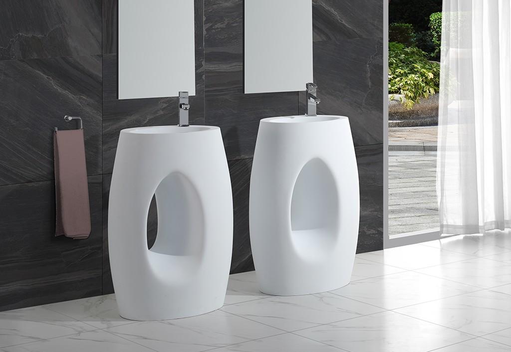 rectangle freestanding vanity basins design for home-1