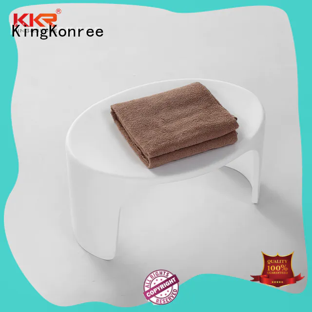 KingKonree white shower stool manufacturer for hotel