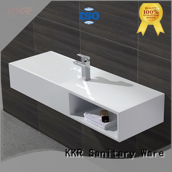 KingKonree wall hung bathroom basins sink for hotel