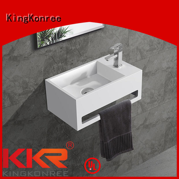Hot slope wall mounted bathroom basin hanger KingKonree Brand