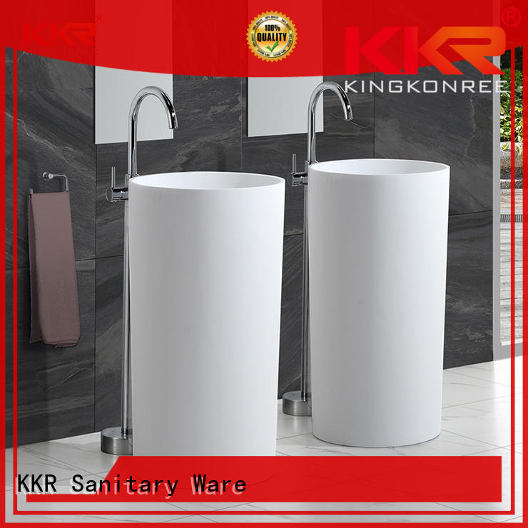 KingKonree acrylic bathroom sink stand manufacturer for hotel