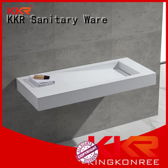 wall mounted bathroom basin surface mounted KingKonree Brand company