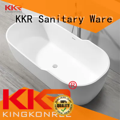 KingKonree round freestanding bathtub at discount for bathroom