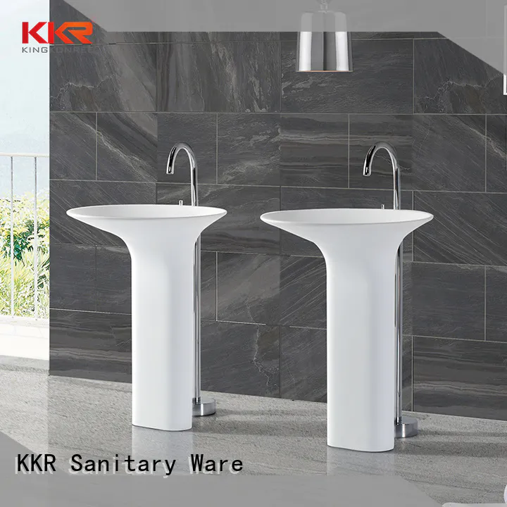 KingKonree freestanding pedestal sink supplier for home