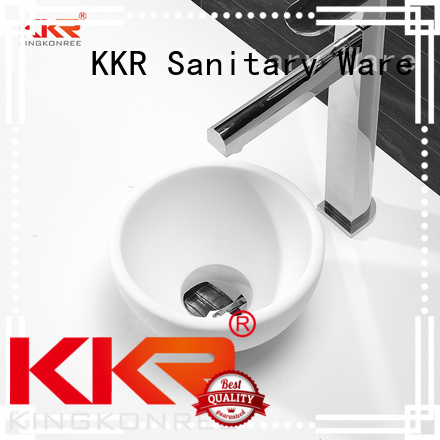 quality acrylic KingKonree Brand oval above counter basin