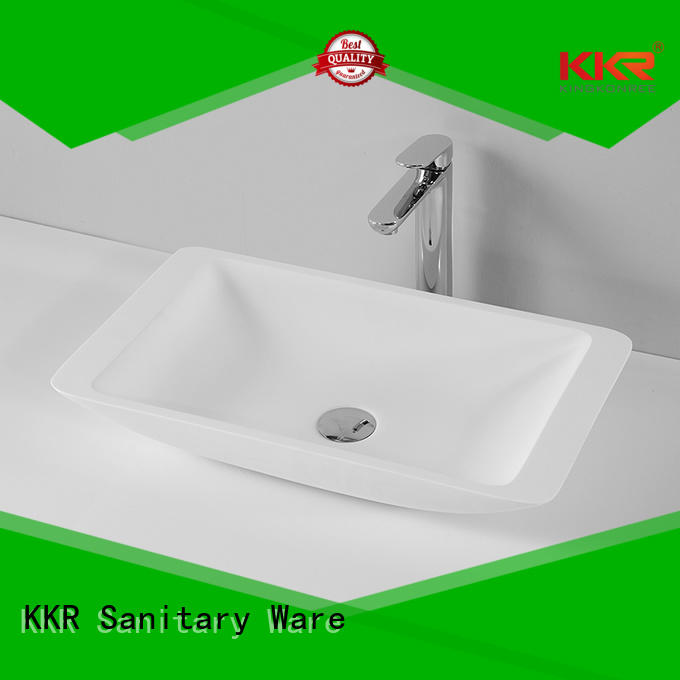 oval above counter basin acyrlic wash KingKonree Brand