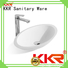 KingKonree durable above counter vanity basin supplier for restaurant
