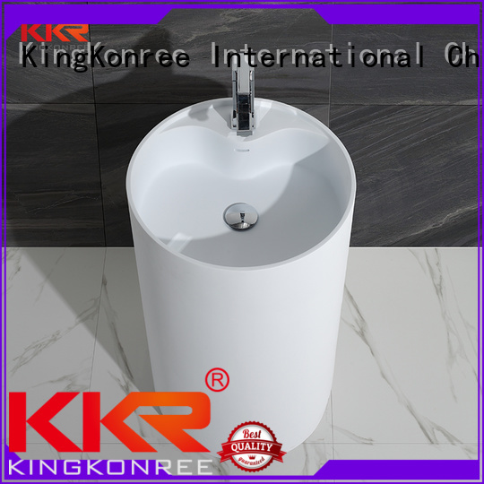 square wasn kkr KingKonree Brand bathroom free standing basins factory