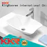 artificial oval above counter basin bathroom KingKonree company