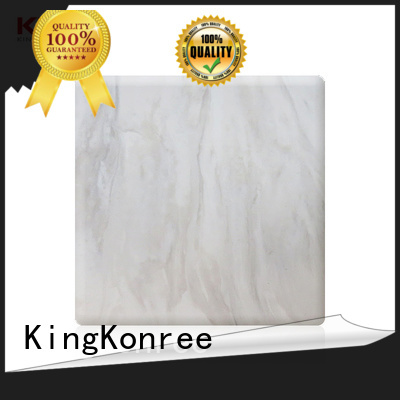 KingKonree modified acrylic solid surface sheet manufacturer for hotel