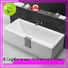 KingKonree overflow acrylic freestanding bathtub ODM for shower room