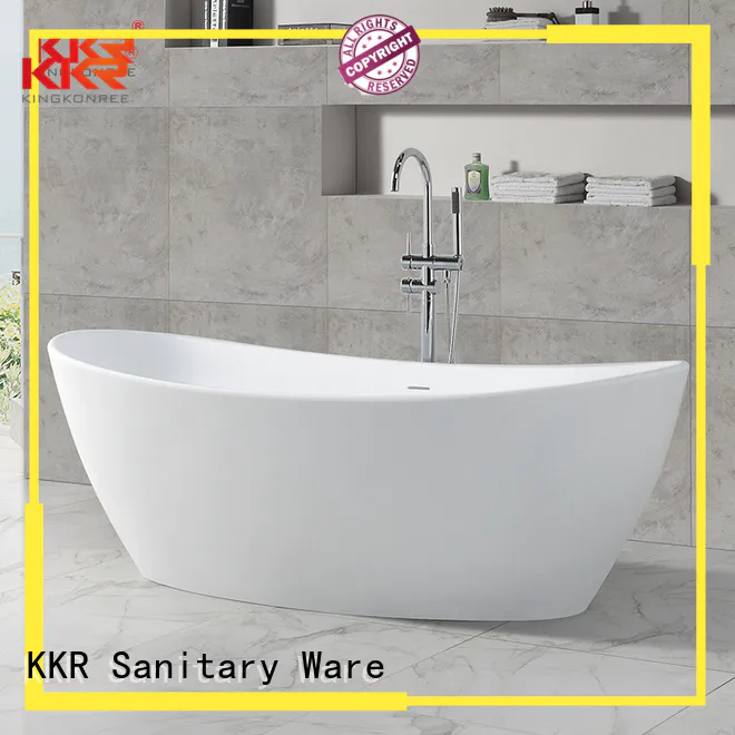 Solid Surface Freestanding Bathtub ware design free KingKonree Brand