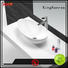 above counter lavatory sink black for restaurant KingKonree