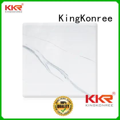 KingKonree Brand artificial solid texture solid acrylic sheet surface