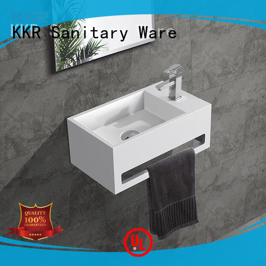 KingKonree mounted wall basin marble for toilet