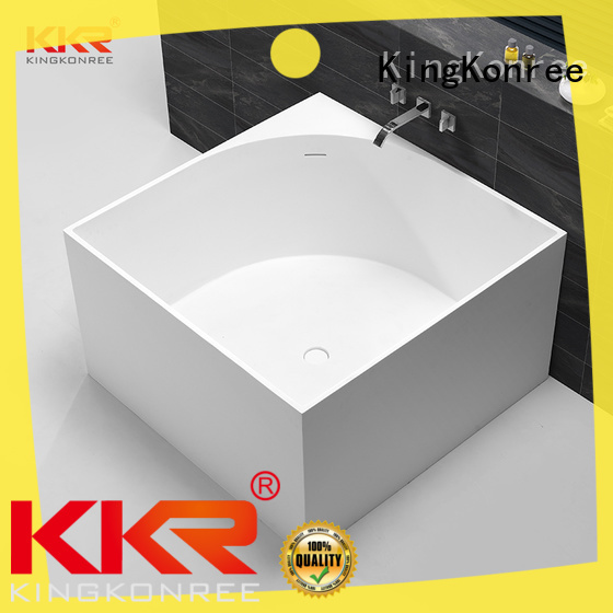 KingKonree overflow stand alone bathtubs for sale custom