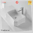 KingKonree excellent top mount bathroom sink design for restaurant