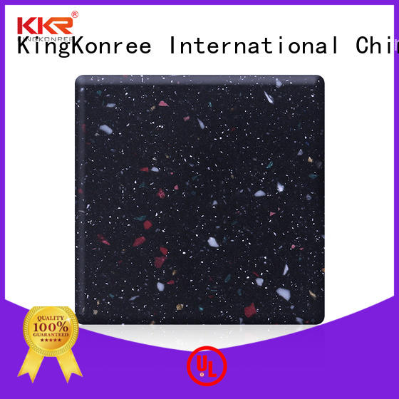 KingKonree black solid surface wholesale customized for room