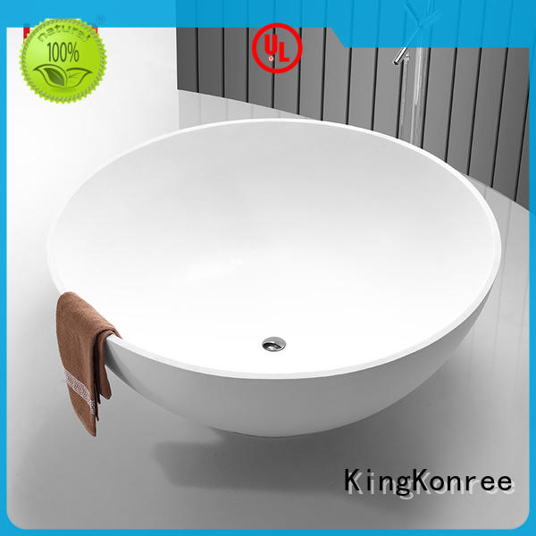 KingKonree high-end best soaking tub resin for bathroom